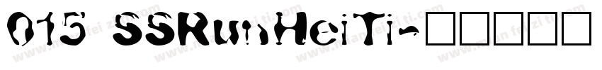 015 SSRunHeiTi字体转换